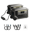 2 x Anker SOLIX F3000 Portable Power Stations Kit