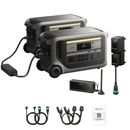 2 x Anker SOLIX F3000 Portable Power Stations Kit