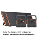 2 x Jackery Solar Generator 2000 v2 + 2 x SolarSaga 200W Portable Solar Panel