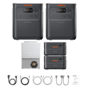 2 x Jackery HomePower 3600 Pro Max + Extra Batteries + Manual Transfer Switch + Cables