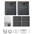 2 x Jackery HomePower 3600 Pro Max + Extra Batteries + Manual Transfer Switch + Cables