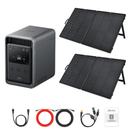 Anker SOLIX S2000 Portable Power Station + Custom Solar Panel Bundle Option