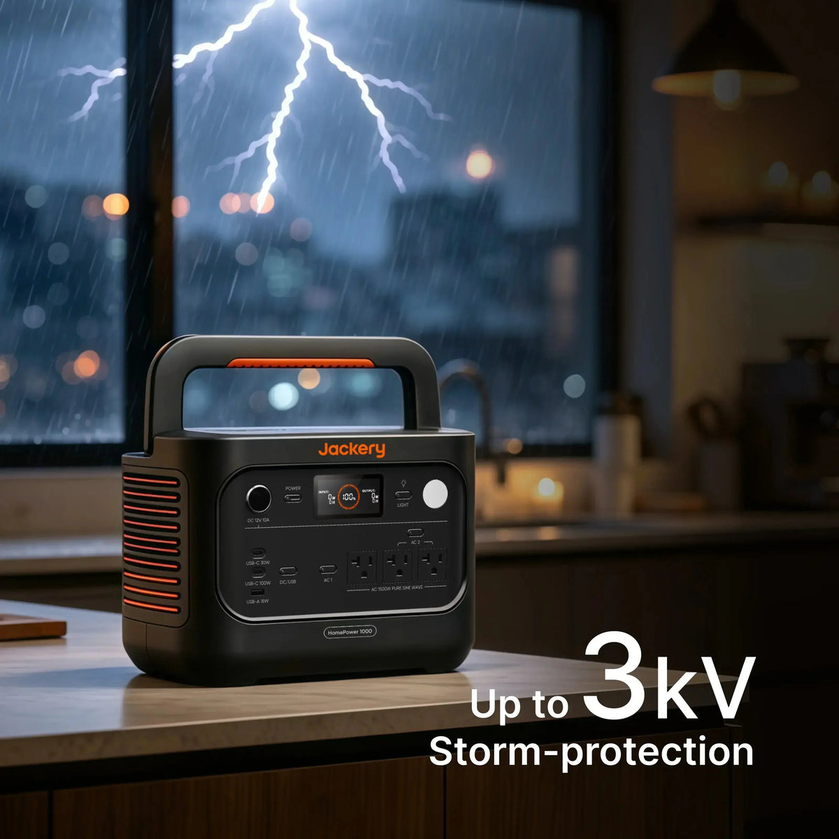 Jackery HomePower 1000 v2 Portable Power Station (Black)