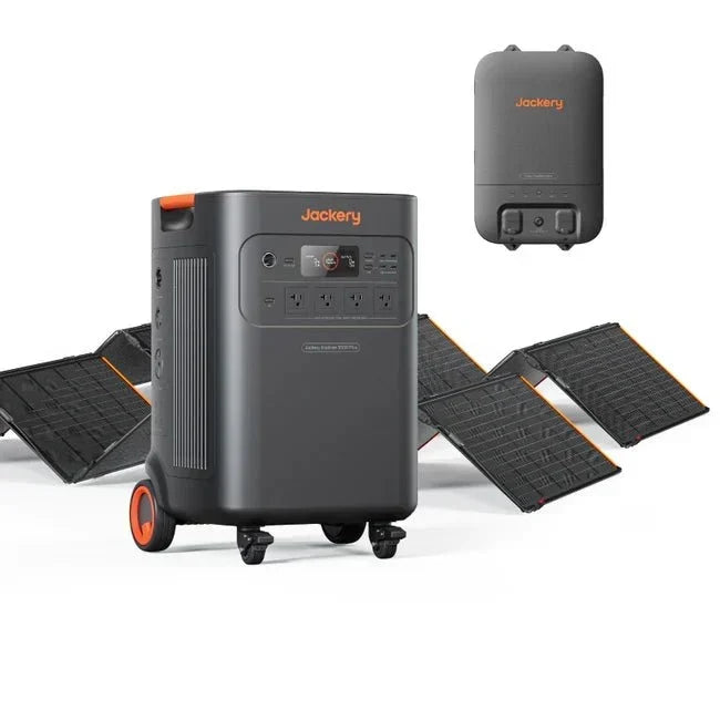Jackery Explorer 5000 Plus Solar Generator + 2 x SolarSaga 500 X + Smart Transfer Switch