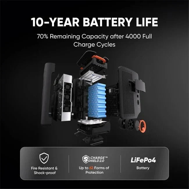 Jackery Explorer 5000 Plus Solar Generator + Battery Pack 5000 Plus