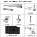 Natures Generator 2 x 410 Watt Monocrystalline Solar Panel  With Solar Panel Mount Rack