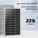 Natures Generator Lithium 3600 With 2 x 100W Monocrystalline Solar Panel + Transfer Switch