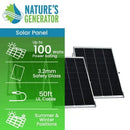 Natures Generator 3 x 100W Monocrystalline Power Panel