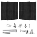 Natures Generator 4 x 410 Watt Monocrystalline Solar Panel With Solar Panel Mount Rack