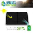 Natures Generator 4 x 410 Watt Monocrystalline Solar Panel With Solar Panel Mount Rack