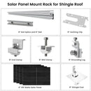 Natures Generator 4 x 410 Watt Monocrystalline Solar Panel With Solar Panel Mount Rack