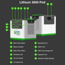 Natures Generator Lithium 3600 Solar Generator With Power Pod + 4 x 100W Monocrystalline Solar Panel