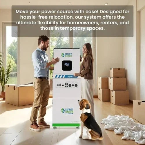 Natures Generator MyGrid 10K With 4 x 400W Folding Solar Panel