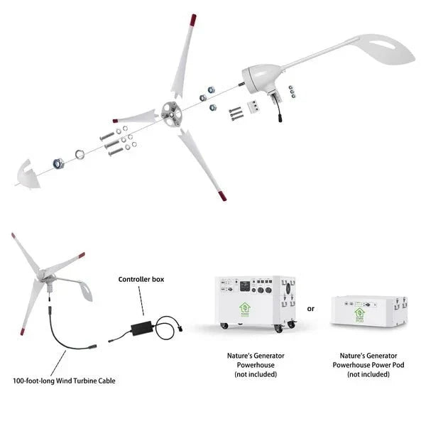 Natures Generator Powerhouse Hybrid Platinum WE System