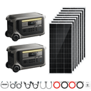 2 x Anker SOLIX F3000 + Custom Solar Panels Kits