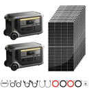 2 x Anker SOLIX F3000 + Custom Solar Panels Kits